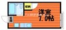 サザリィ川崎 1Rの間取り