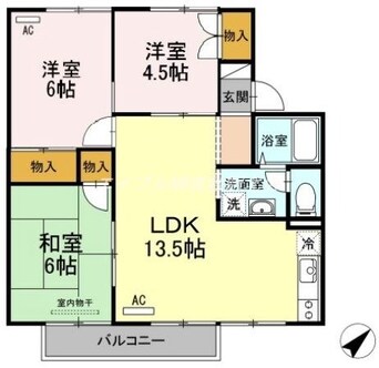 間取図 プレジール万寿