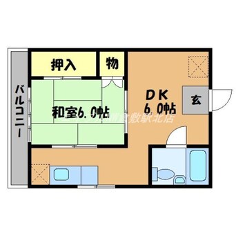 間取図 野口住宅3階建（東）