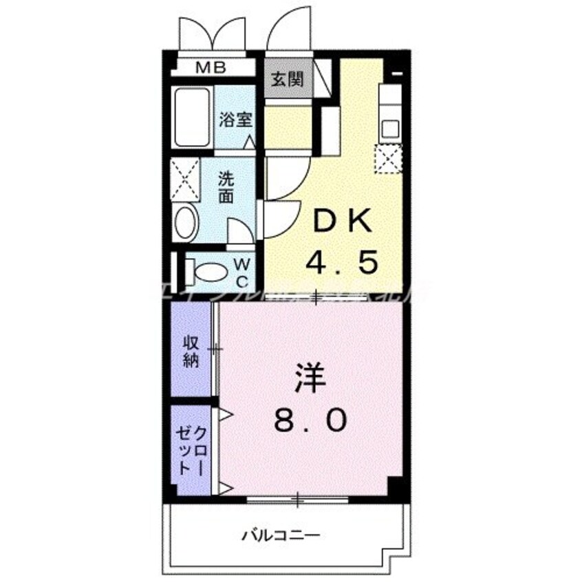 間取図 グランパス２１