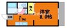 セントラル福島 1Kの間取り