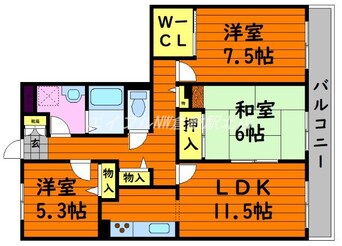 間取図 グランメゾンKS