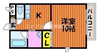 間取図 カーサＫ153