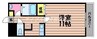 総社駅前ビル 1Kの間取り