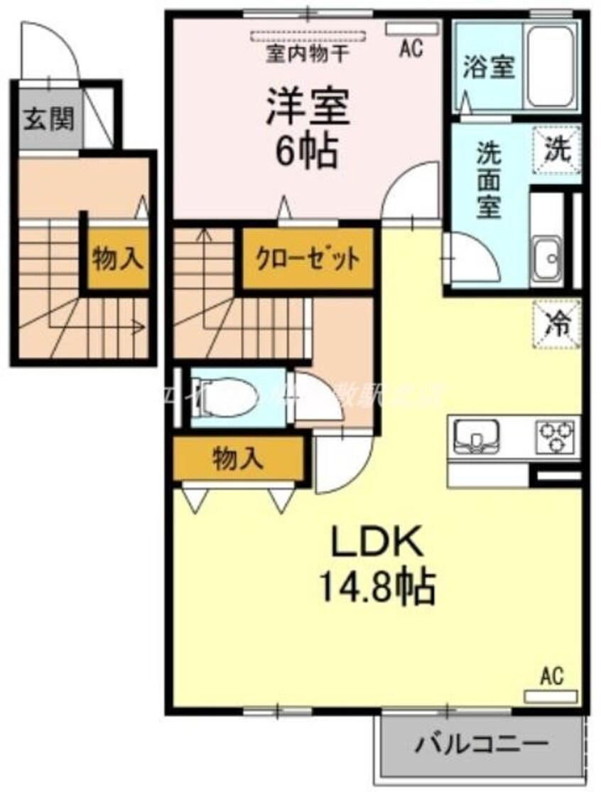 間取図 ソレイユ