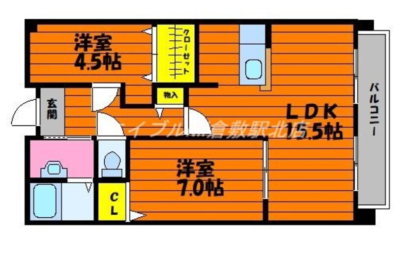 間取図 ベルアージュ