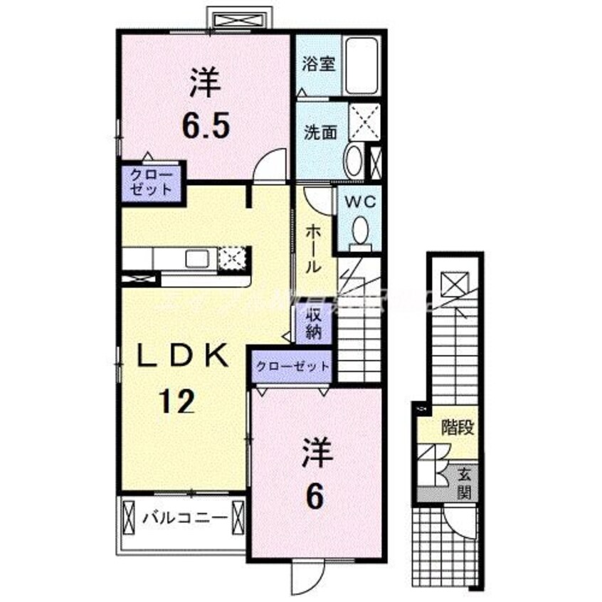 間取図 サン　グレイスＤ