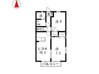 間取図 パインツリーC棟