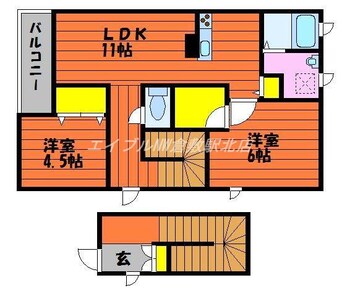 間取図 ヴィラーチェ福井