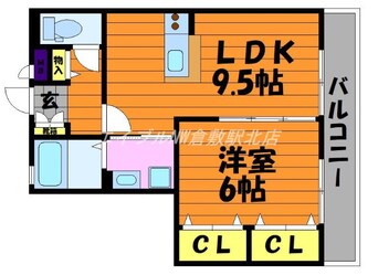 間取図 ソレイユ水江　