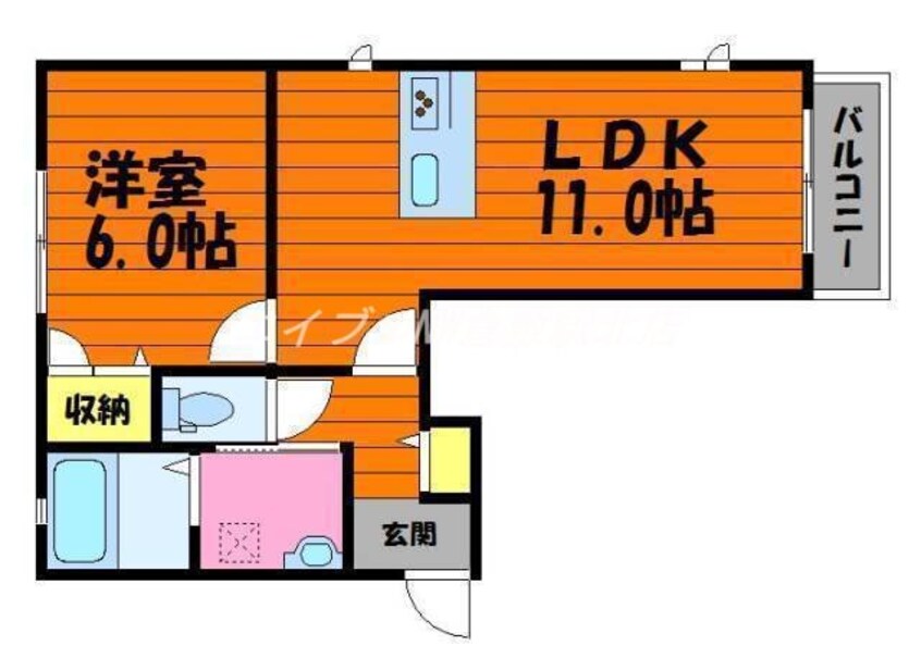 間取図 ソラーナ上富井