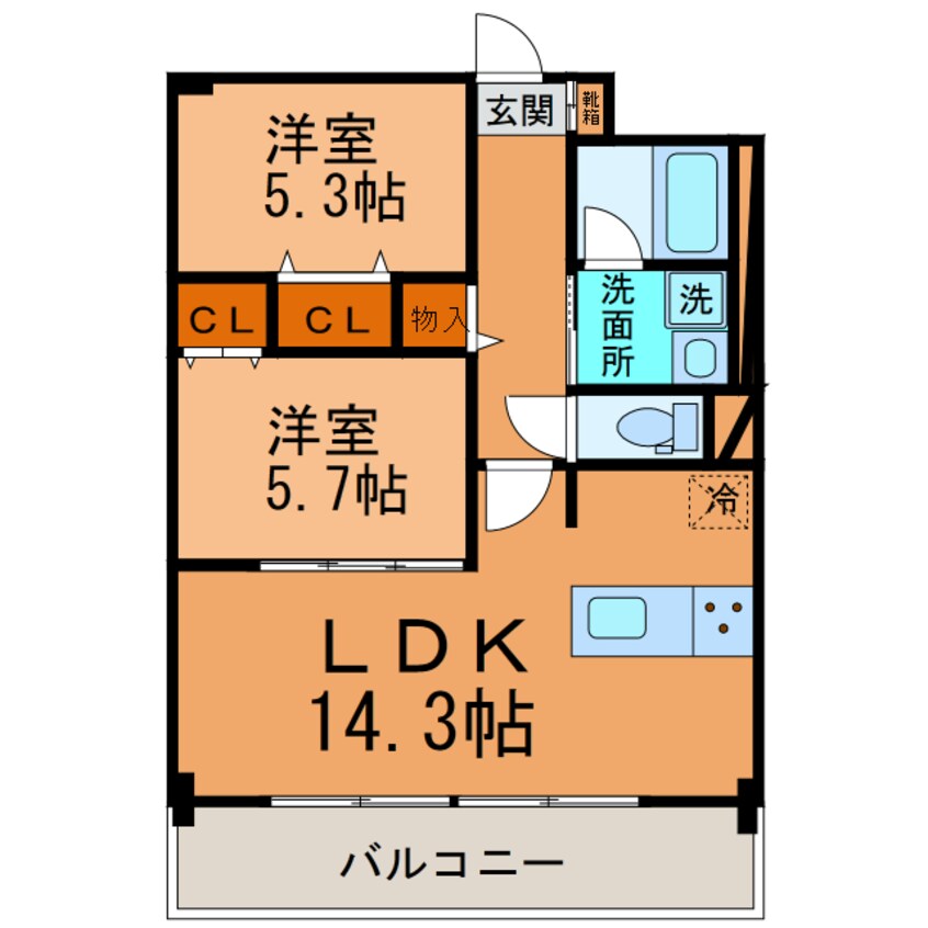 間取図 グランフィールド