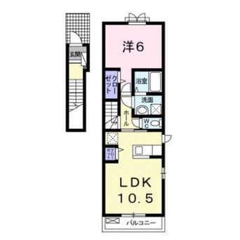 間取図 ミルト松前Ⅱ－Ⅰ