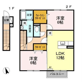 間取図 グランドソレーユⅡ　