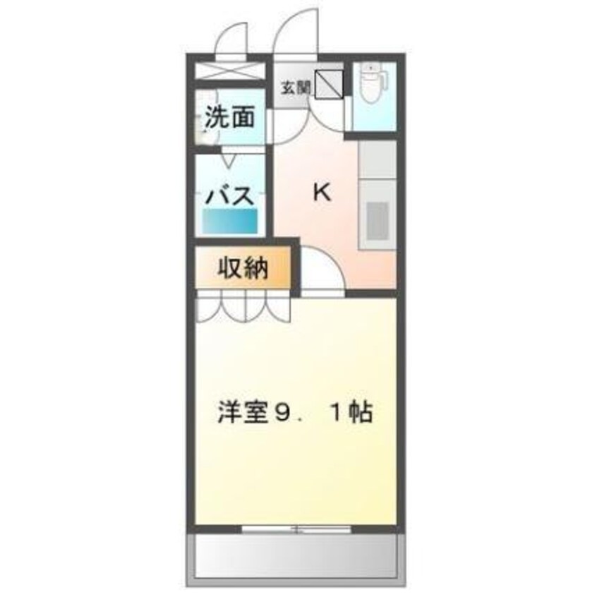 間取図 グレースヴィラ