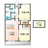 パストラルK 2LDKの間取り