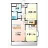パストラルK 2LDKの間取り