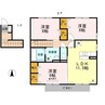 カルム新川 A 3LDKの間取り