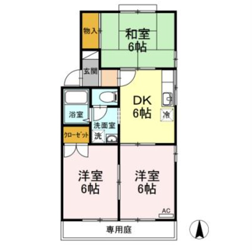 間取図 グリーンパーク新井