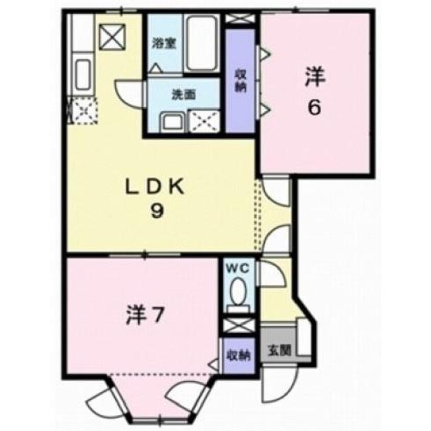 間取図 ヒューマンハイツ
