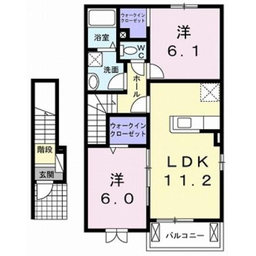 間取図 レジーナ・クレール　