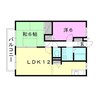 サンガーデン堤 2LDKの間取り