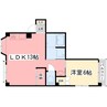 ステーションハイツ 1LDKの間取り
