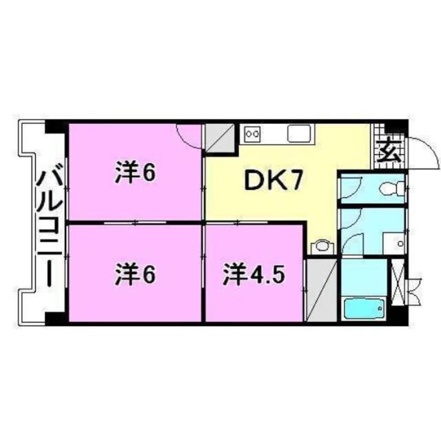 間取り図 グラン・アール・米湊