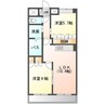 ディアマンテ新川 2LDKの間取り