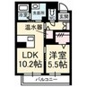 ガルテンMASAKI　A 1LDKの間取り