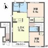 プレミオ松前　 2LDKの間取り
