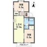 ハーモニー16　 2LDKの間取り