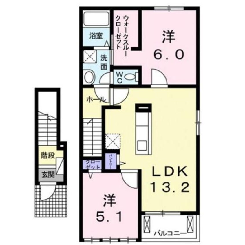 間取図 ドミールリアン