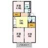ピアビレッジ本田 3DKの間取り