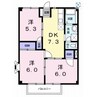 ドミール・マイン 3DKの間取り