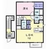 オーブ・パラッツォ 1LDKの間取り
