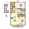 ルミエール 2LDKの間取り