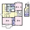 セントラルヒルズⅡ 3LDKの間取り