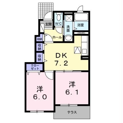 間取り図 オレンジハイツSS