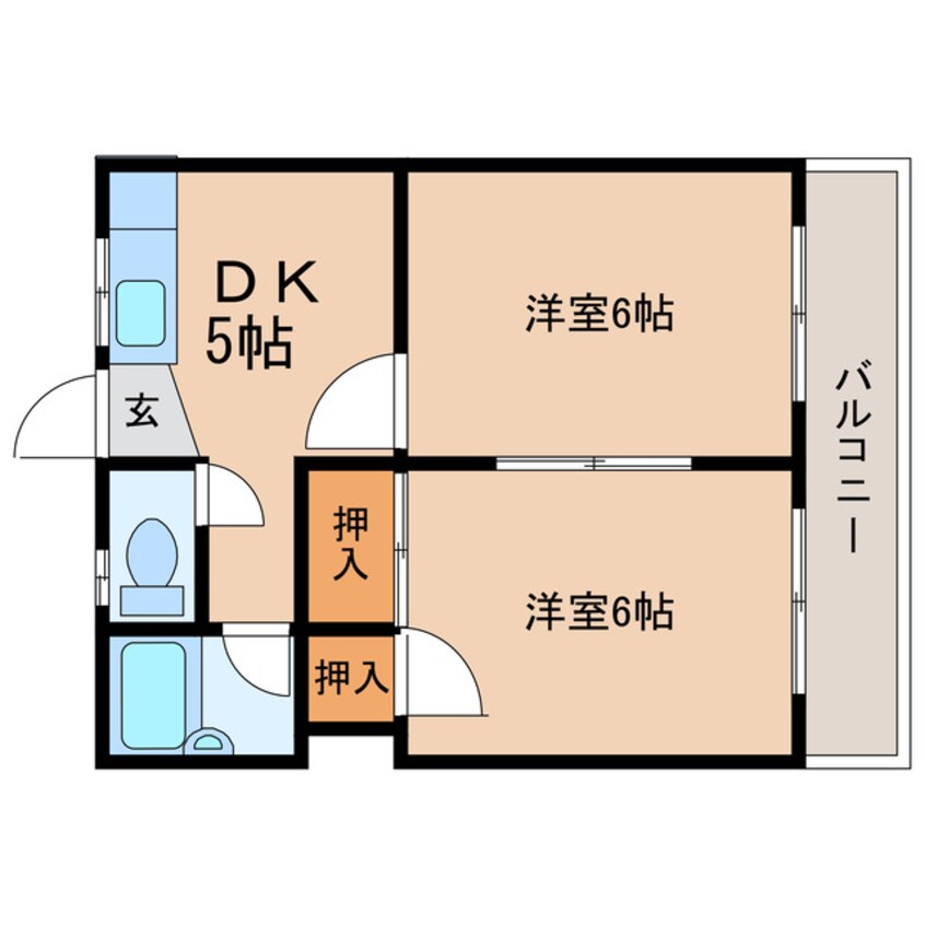 間取図 山田ハイツ