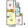 エントピア 2LDKの間取り