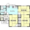 西古泉借家 3DKの間取り