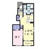 グリーン・サンリット 1LDKの間取り