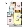 グレイス ソシアK 2LDKの間取り