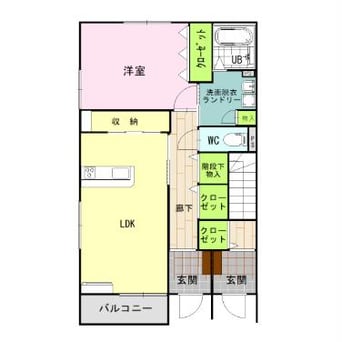 間取図 グリーンコート