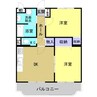 サザン・クロス 2LDKの間取り