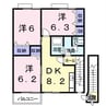 プレッソ新川 3DKの間取り