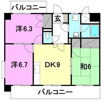 間取図 ステーションハイツ