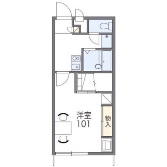間取図 レオパレス松前役場前