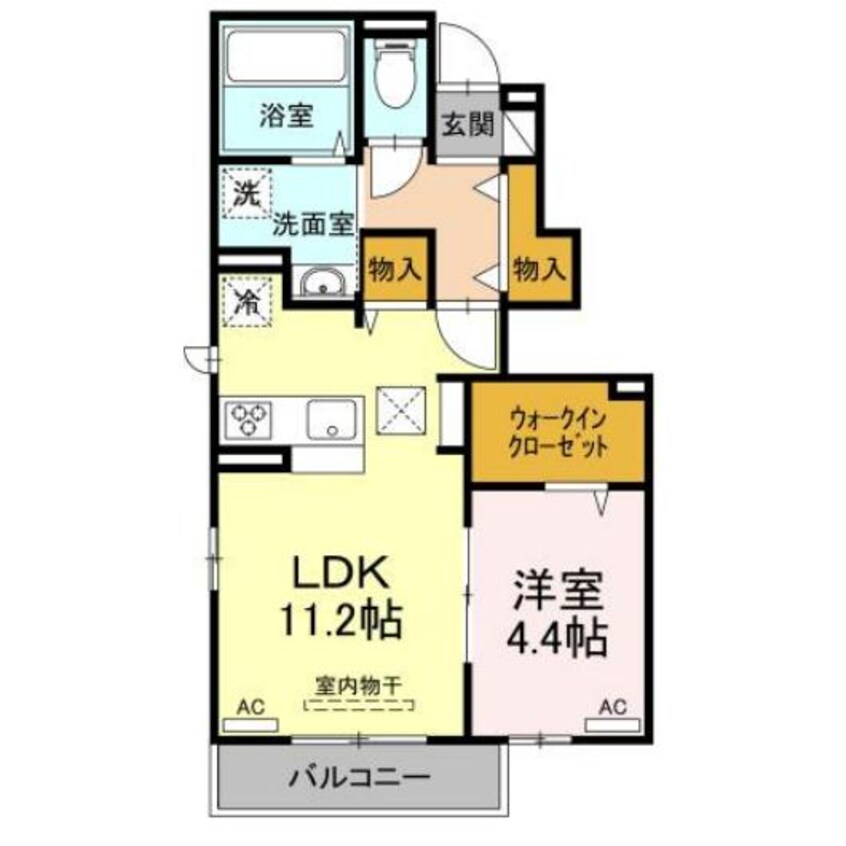 間取図 メゾンドゥ フルール